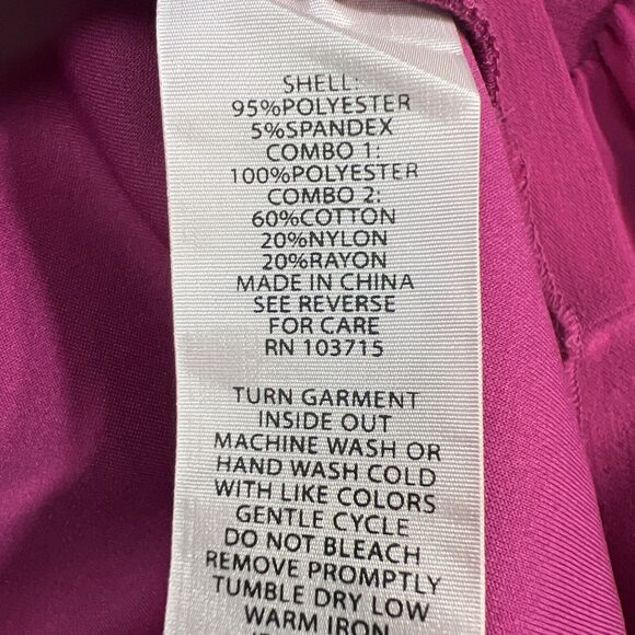 Nanette Lepore Dress Size 6 Red Pomegranate Lace Semi Sheer Sleeve - Picture 12 of 16